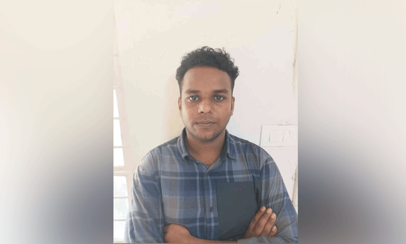 A young man was arrested with chemical intoxicants