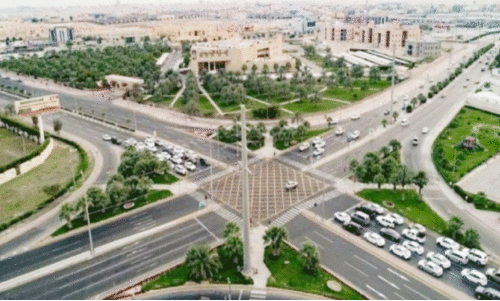 At the end of spring, the highest temperature is in Al-Ahsa.