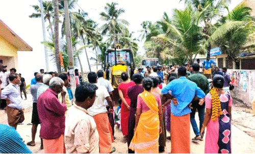 The protest loosened; Traffic has been restored on the coastal road