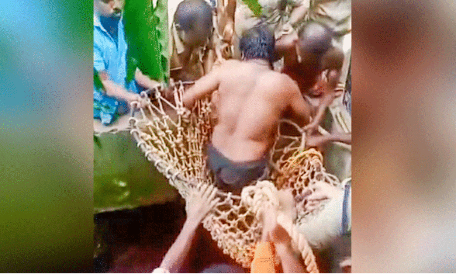 കിണറ്റിലകപ്പെട്ട യുവാവിനെ രക്ഷിച്ചു