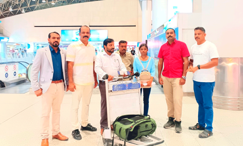 Intervention of KL Kuwait; Mary Cincy returned home