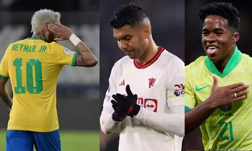 കോപ്പയിൽ നെയ്മറില്ല, കാസമിറോയും പുറത്ത്; ബ്രസീൽ ടീമിനെ പ്രഖ്യാപിച്ചു കോപ്പയിൽ നെയ്മറില്ല, കാസമിറോയും പുറത്ത്; ബ്രസീൽ ടീമിനെ പ്രഖ്യാപിച്ചു