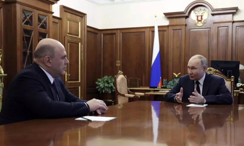 മിഖായിൽ മിഷുസ്റ്റിൻ വീണ്ടും റഷ്യൻ പ്രധാനമന്ത്രി മിഖായിൽ മിഷുസ്റ്റിൻ വീണ്ടും റഷ്യൻ പ്രധാനമന്ത്രി