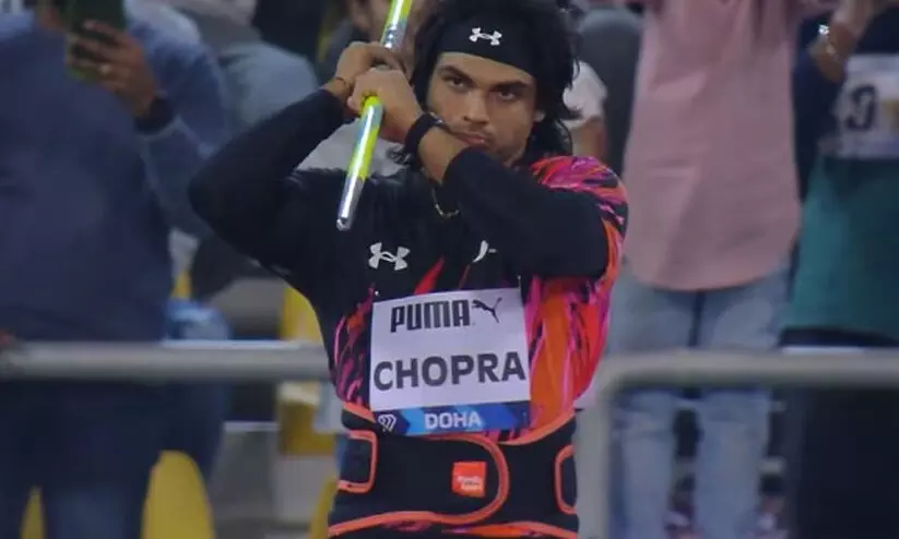 ദോഹ ഡയമണ്ട് ലീഗിൽ വെള്ളിയോടെ തുടങ്ങി നീരജ് ദോഹ ഡയമണ്ട് ലീഗിൽ വെള്ളിയോടെ തുടങ്ങി നീരജ്