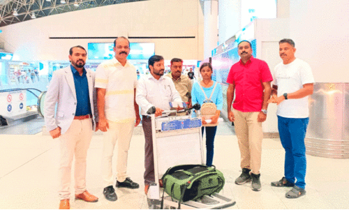 Intervention of KL Kuwait; Mary Cincy returned home