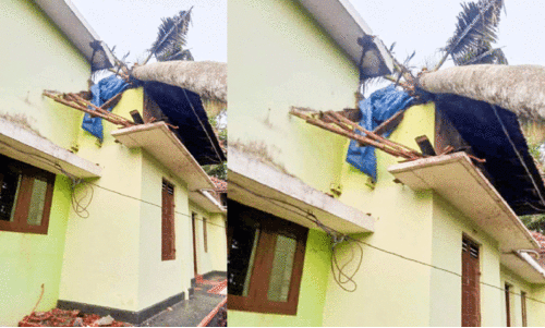 Heavy damage from wind and rain