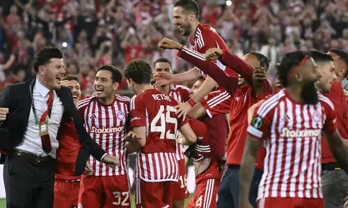 ആസ്റ്റൻവില്ല വീണ്ടും തോറ്റു; ചരിത്രം കുറിച്ച് ഒളിമ്പിയാകോസ് യൂറോപ കോൺഫറൻസ് ലീഗ് ഫൈനലിൽ