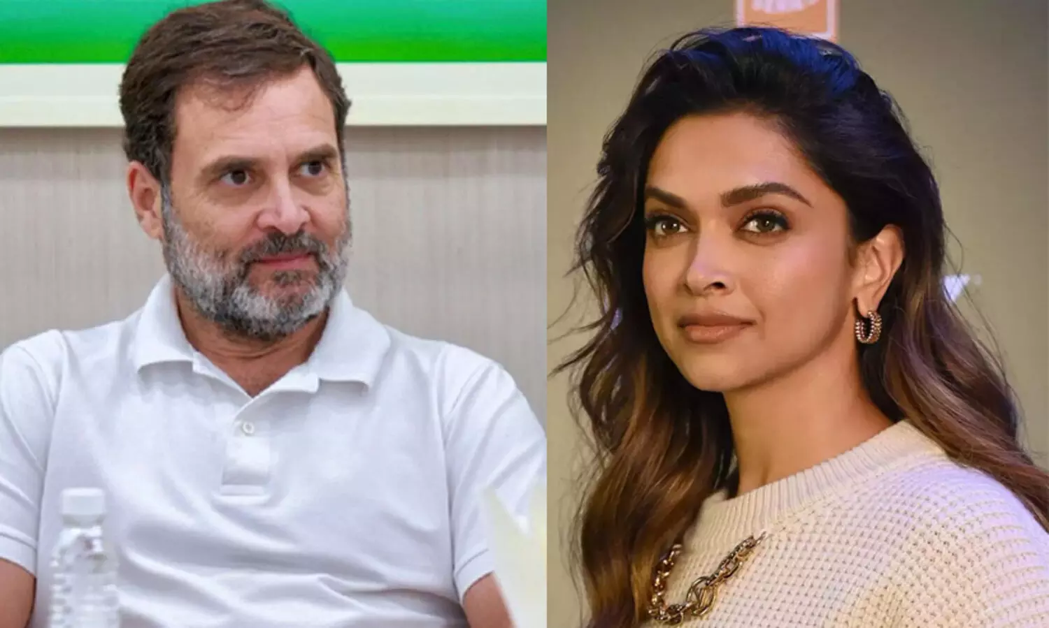 Rahul Gandhi, Deepika Padukone