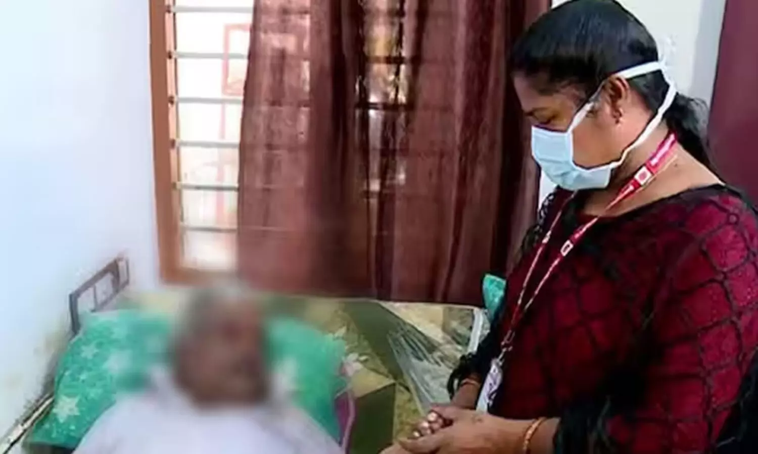 His son and his family passed away leaving the 75 year-old lying exhausted