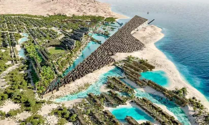 Model of luxury beach residence coming up in Neom