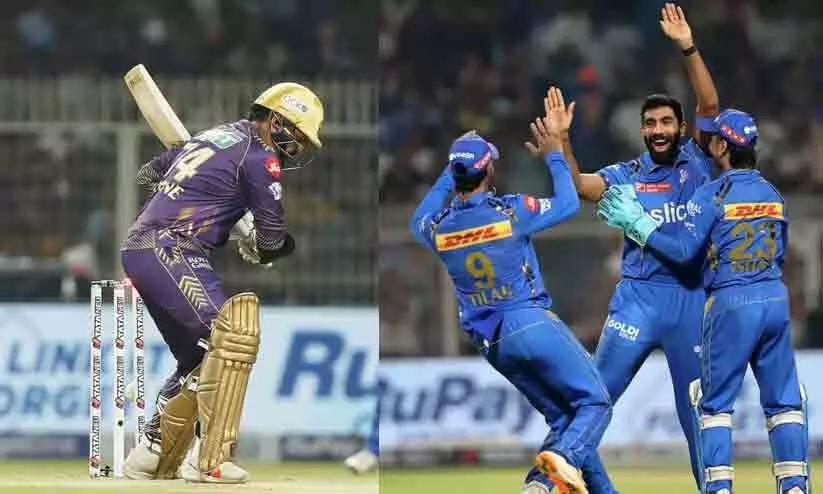 കൊൽക്കത്തക്കെതിരെ മുംബൈക്ക് 158 റൺസ് വിജയലക്ഷ്യം കൊൽക്കത്തക്കെതിരെ മുംബൈക്ക് 158 റൺസ് വിജയലക്ഷ്യം