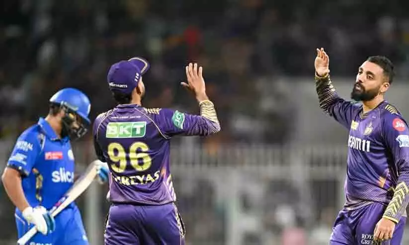 തേരോട്ടം തുടർന്ന് കൊൽക്കത്ത; മുംബൈക്കെതിരെ 18 റൺസ് ജയം തേരോട്ടം തുടർന്ന് കൊൽക്കത്ത; മുംബൈക്കെതിരെ 18 റൺസ് ജയം