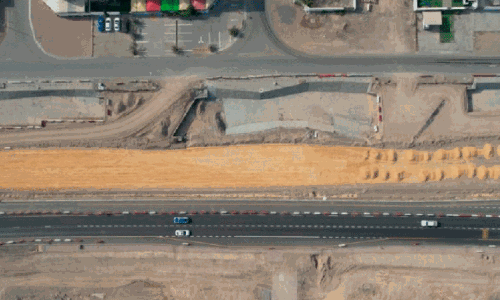 The Halban Street lane is in its final phase