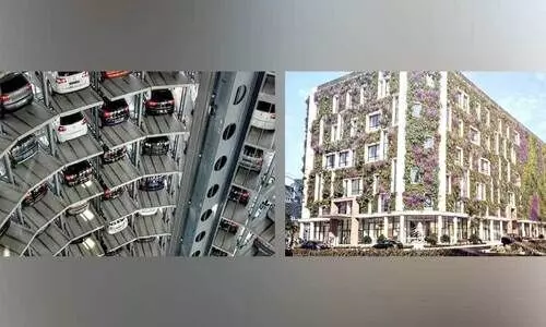 model of automated parking in Qatar