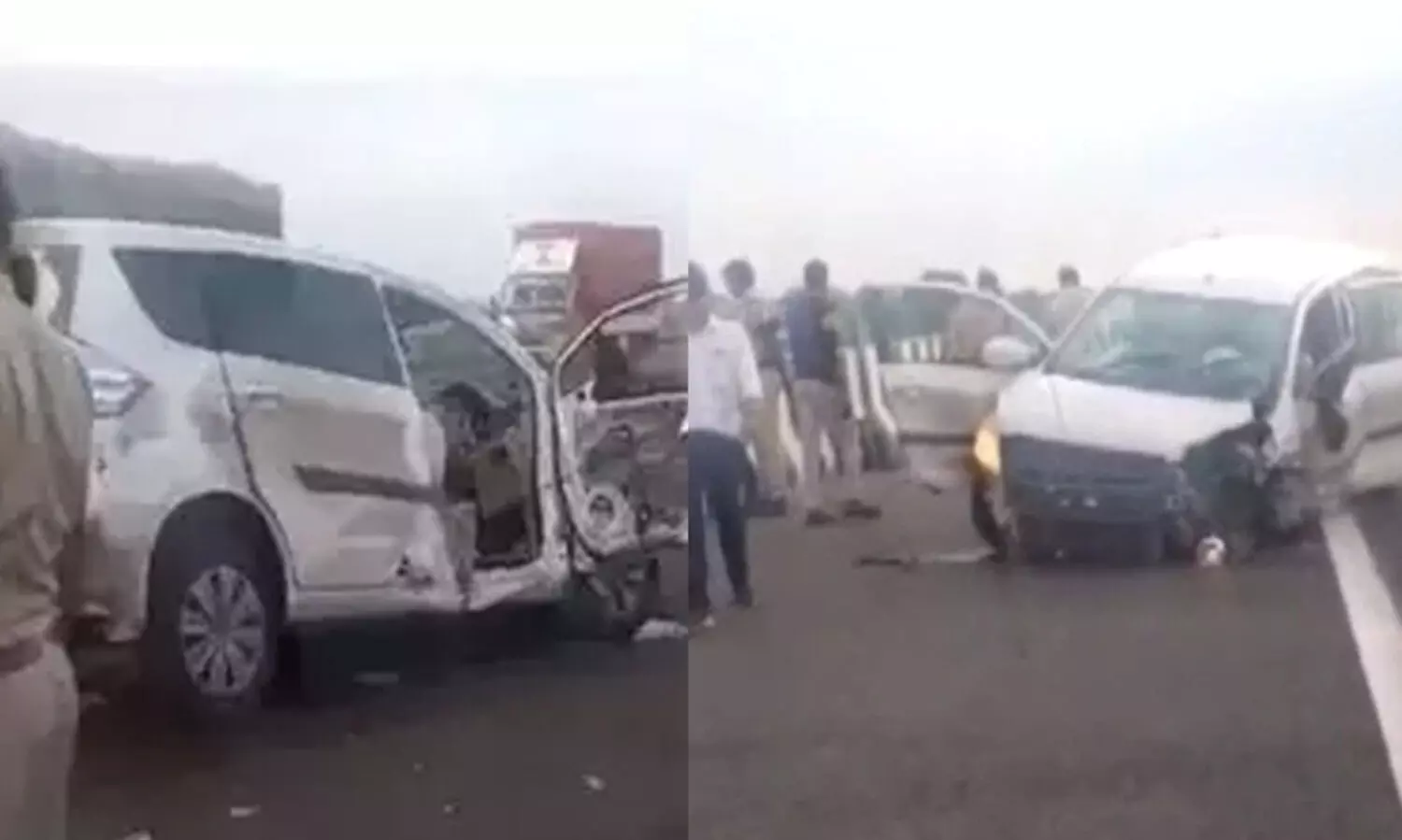 Three members of a family died in a car-truck collision