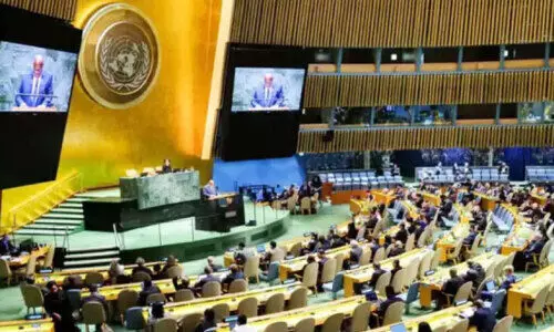 ഫ​ല​സ്തീ​ന് ഐ​ക്യ​രാ​ഷ്ട്ര സ​ഭ​യി​ൽ കൂ​ടു​ത​ൽ അ​വ​കാ​ശ​ങ്ങ​ൾ; ഒ​മാ​ൻ സ്വാ​ഗ​തം ചെ​യ്​​തു