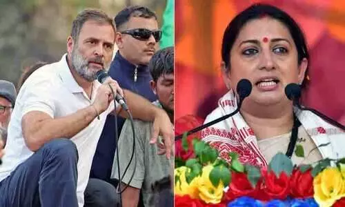 മോദിയുമായി സംവാദം നടത്താൻ ഇൻഡ്യ മുന്നണിയുടെ പ്രധാനമന്ത്രി സ്ഥാനാർഥി രാഹുൽ ഗാന്ധിയാണോ;​ സ്മൃതി ഇറാനി