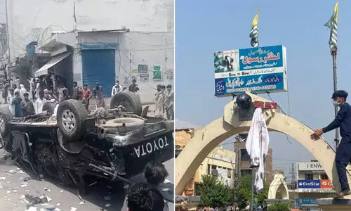 നികുതി വർധനക്കെതിരെ പാക് അധീന കശ്മീരിൽ ജനം തെരുവിലിറങ്ങി; സംഘർഷം