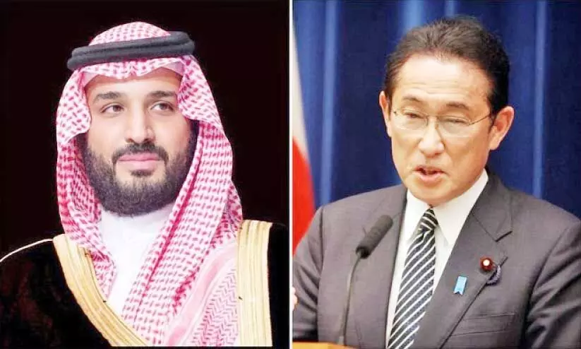 Crown Prince of Saudi Arabia and Prime Minister of Japan Crown Prince of Saudi Arabia and Prime Minister of Japan