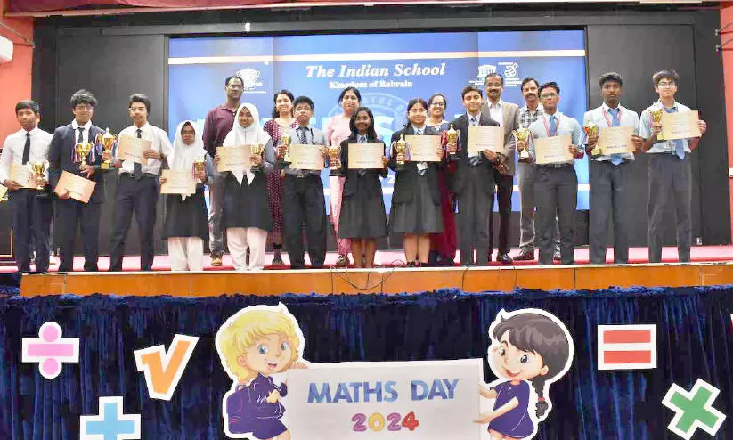 ഇന്ത്യൻ സ്കൂൾ ഗണിതദിനം ആഘോഷിച്ചു ഇന്ത്യൻ സ്കൂൾ ഗണിതദിനം ആഘോഷിച്ചു