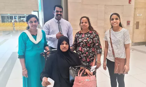 ദു​രി​ത​ത്തി​ന​വ​സാ​നം; പ്ര​തി​ഭ ഹെ​ൽ​പ് ലൈ​ൻ സ​ഹാ​യ​ത്തോ​ടെ പോ​സ​മ്മ നാ​ട്ടി​ലെ​ത്തി