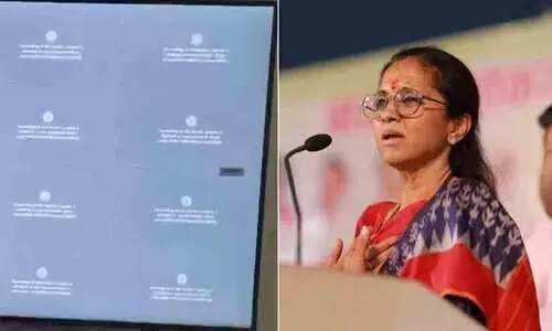 Camera in strong room where EVMs were kept turned off for 45 minutes - Supriya Sule alleges