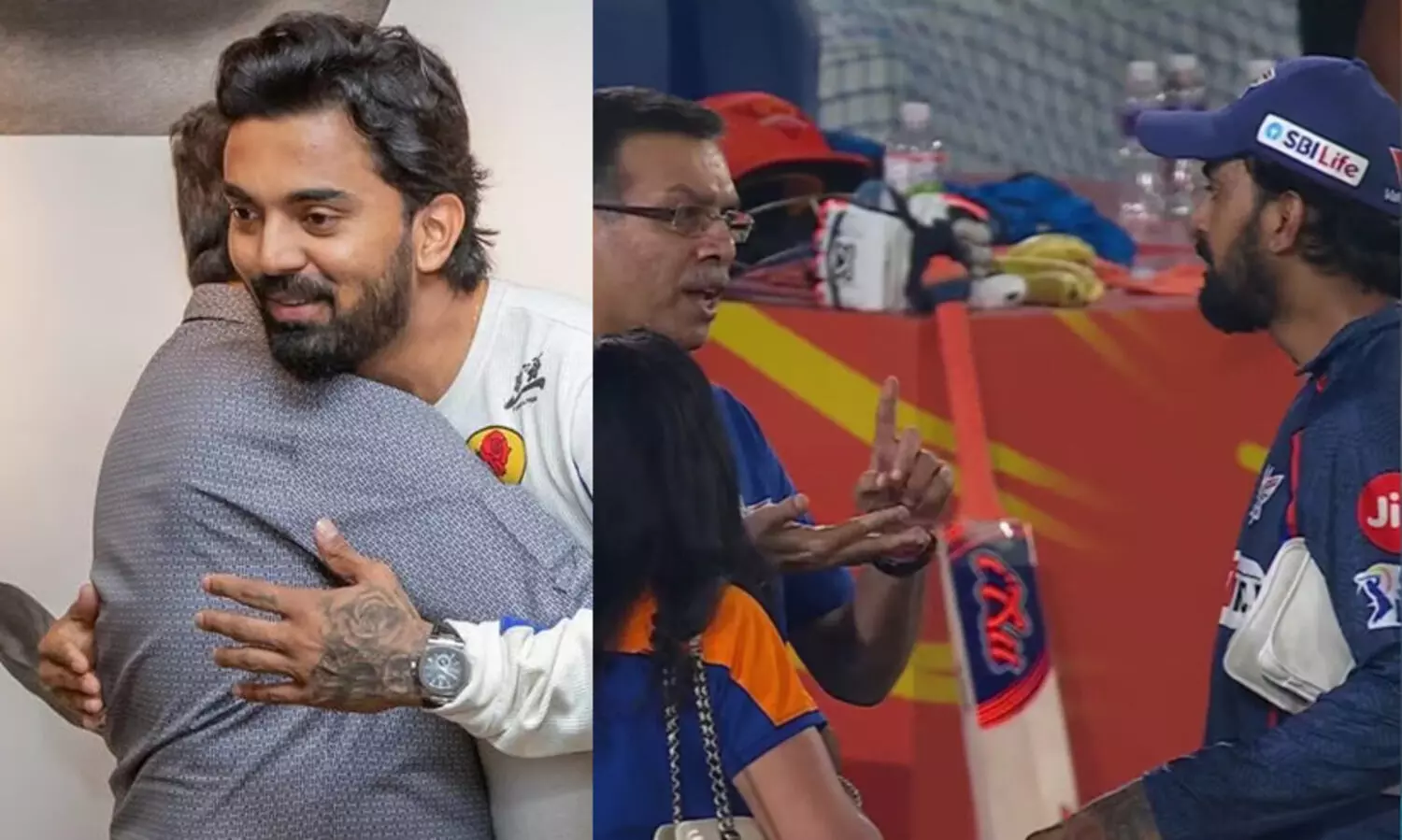 വീട്ടിൽ ഡിന്നറൊരുക്കി രാഹുലിനെ കെട്ടിപ്പിടിച്ച് ലഖ്നോ ടീം ഉടമ; ചൂടായതിന് പിന്നാലെ ‘സോപ്പിടൽ’