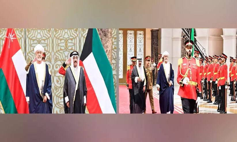 Sultan of Oman in Kuwait Sultan of Oman in Kuwait