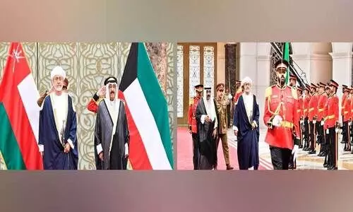 Sultan of Oman in Kuwait