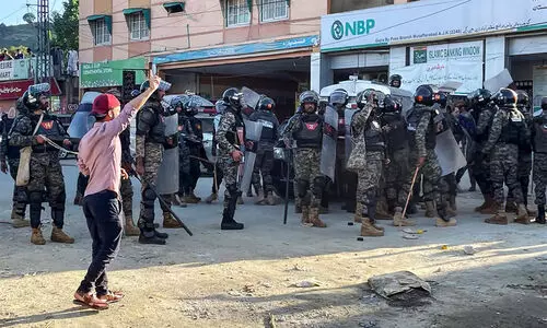 Pak Occupied Kashmir protest
