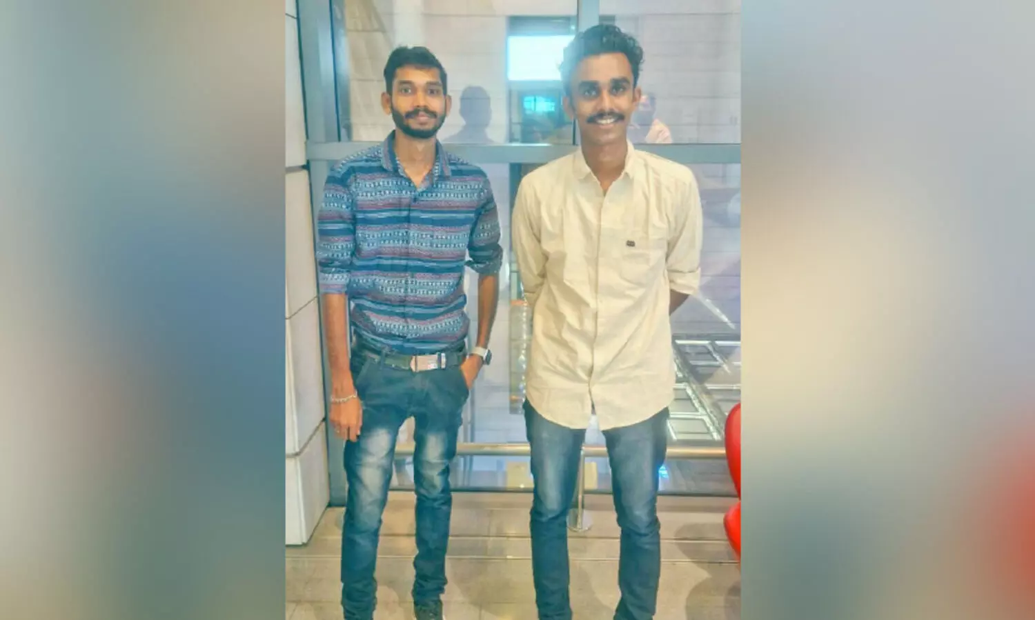 വി​സ ത​ട്ടി​പ്പ്​: ആ​റു​മാ​സ​ത്തെ ദു​രി​ത​ത്തി​നു​ശേ​ഷം ജീ​നീ​ഷും സു​നീ​റും ഒ​ടു​വി​ൽ നാ​ട​ണ​ഞ്ഞു