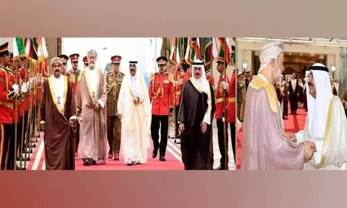 Farewell  to Oman Sultan