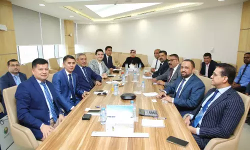 Uzbekistan Ambassador held discussion with  Lulu Kuwait Director