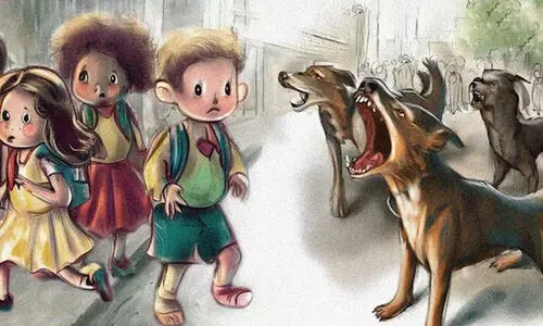 തെരുവുനായ്ക്കൾ അംഗൻവാടി വളഞ്ഞു; പൊലീസെത്തി കുട്ടികളെ രക്ഷിച്ചു