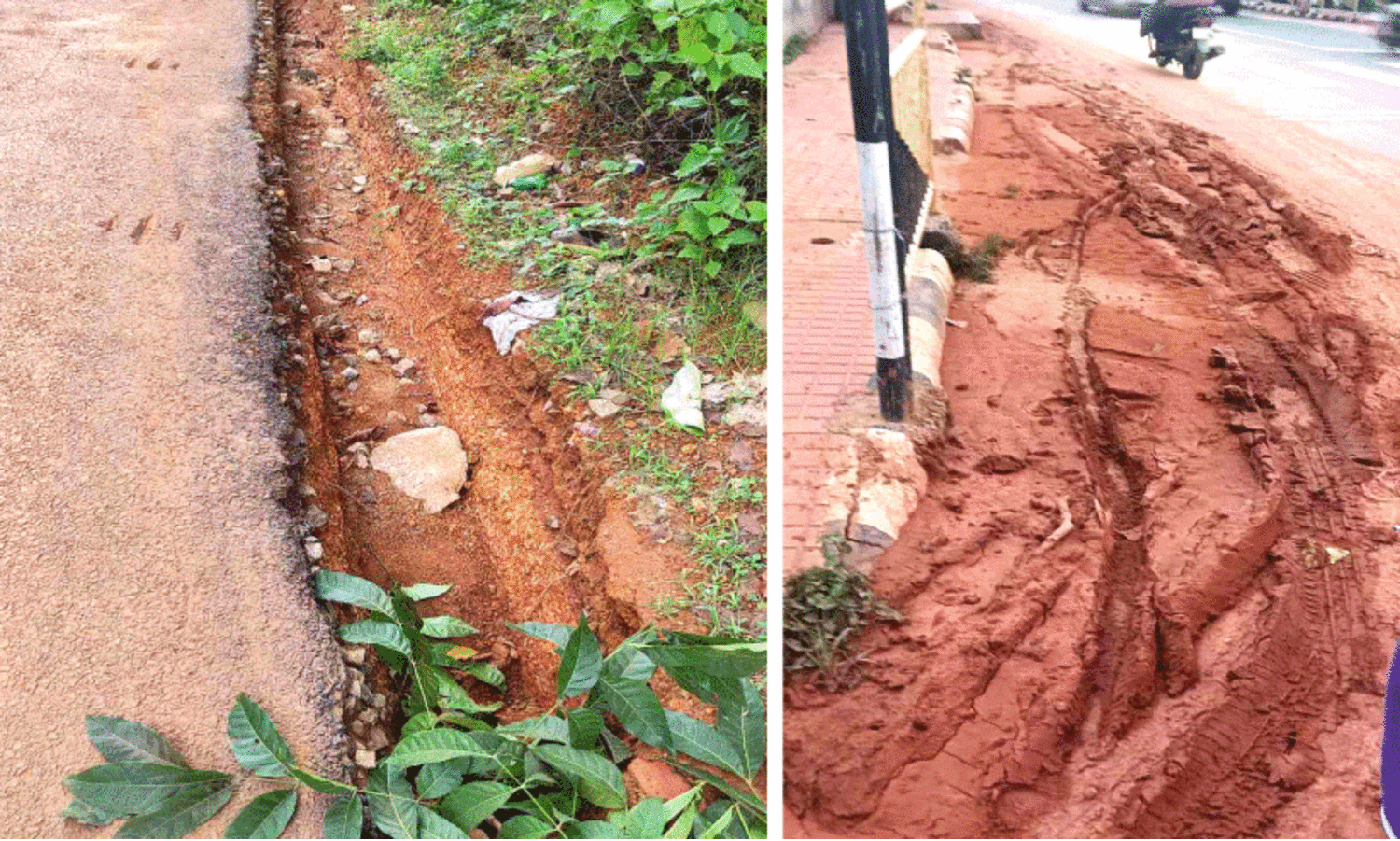 യാത്രക്കാർ ദുരിതത്തിൽ; റോഡ്​ വെട്ടിപ്പൊളിച്ചാൽ മൂടണ്ടേ?