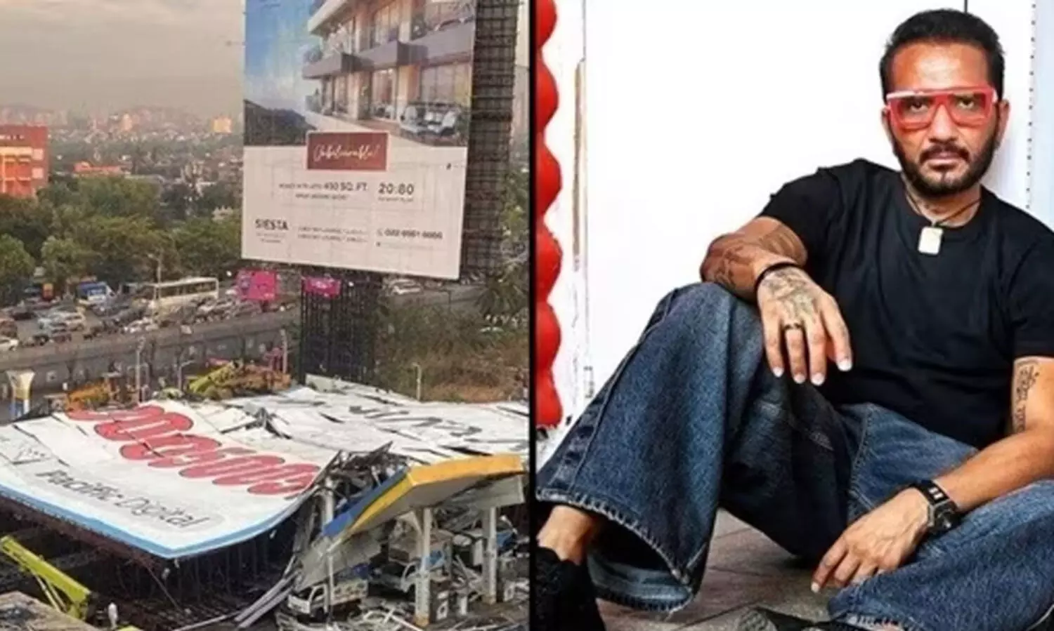 മുംബൈയിൽ അനധികൃത പരസ്യബോർഡ് തകർന്നുവീണ് 16 പേർ മരിച്ച സംഭവം: ഒളിവിൽ പോയ പരസ്യ കമ്പനി ഉടമ അറസ്റ്റിൽ