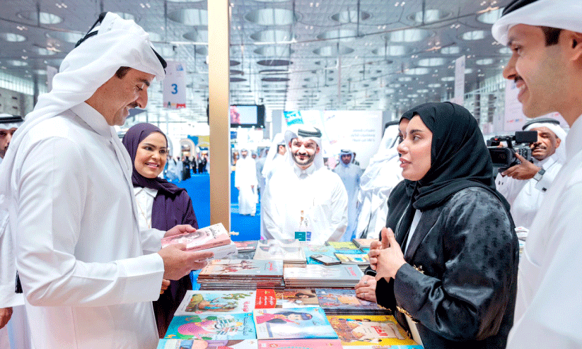 Emir visited Doha Book Fair