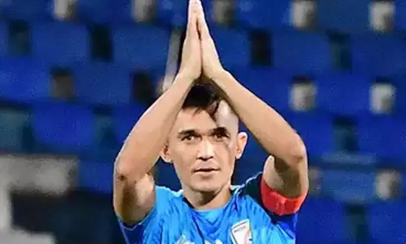 സുനിൽ ഛേത്രി ബൂട്ടഴിക്കുന്നു..; അവസാന മത്സരം ജൂൺ ആറിന്