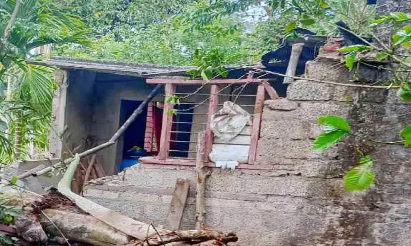 house collapsed house collapsed