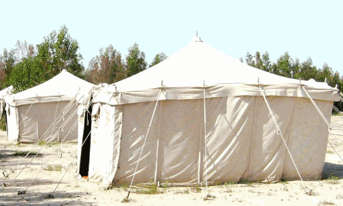 Temporary event tents to be removed