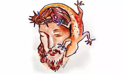 അൾത്താരയിലെ   പല്ലി