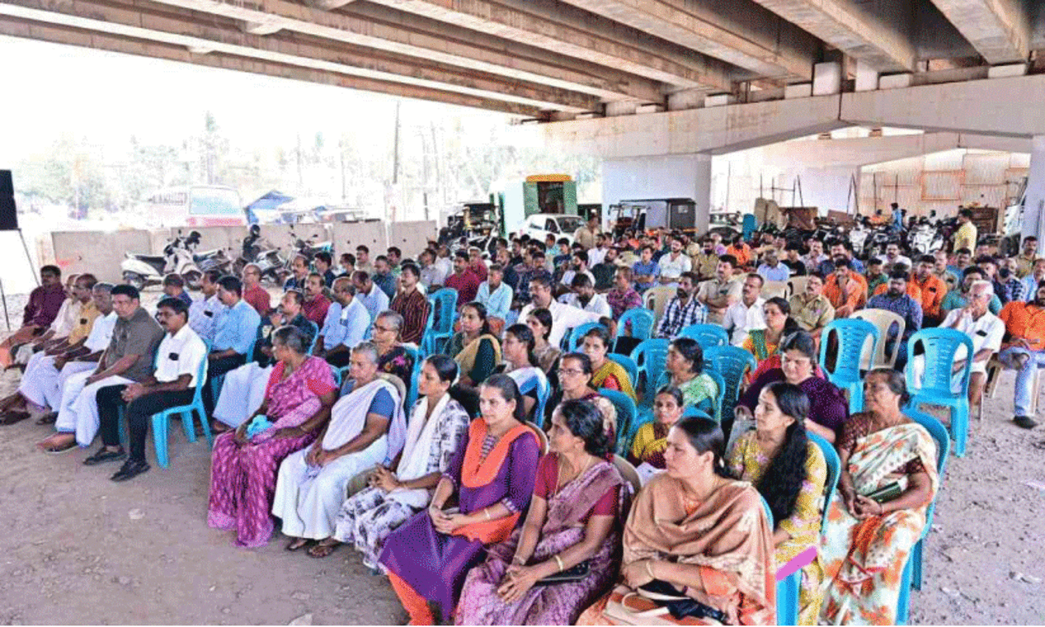 We want the underground way, the people are on strike.