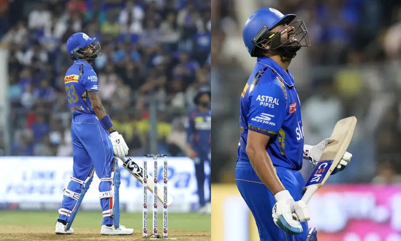 അവസാന മത്സരവും തോറ്റ് മുംബൈ; ജയിച്ചിട്ടും പ്ലേ ഓഫ് കാണാതെ ലഖ്നോവും മടങ്ങി അവസാന മത്സരവും തോറ്റ് മുംബൈ; ജയിച്ചിട്ടും പ്ലേ ഓഫ് കാണാതെ ലഖ്നോവും മടങ്ങി