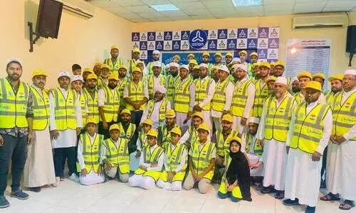 Hajj Volunteer training camp members