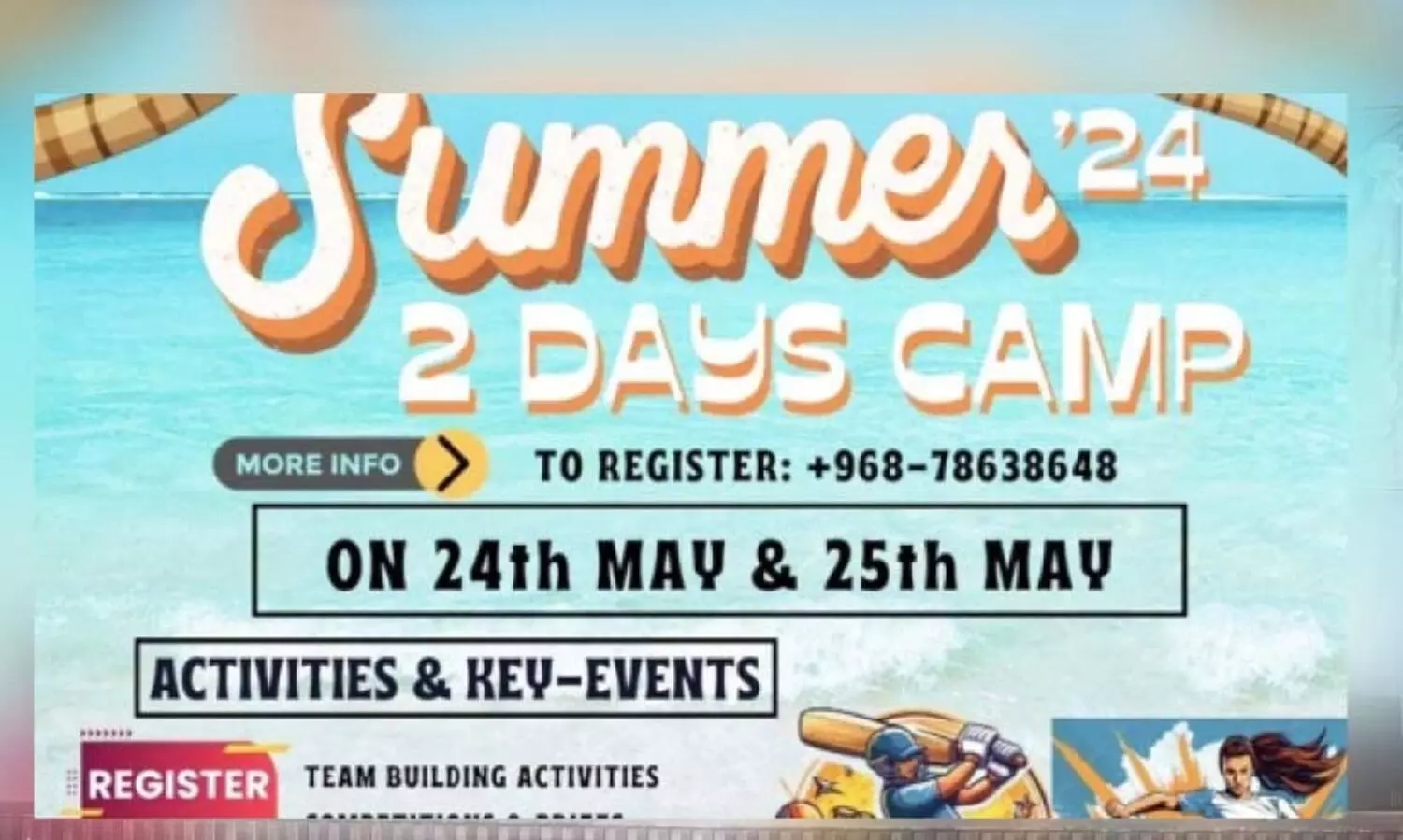 സ​ലാ​ല​യി​ൽ സ​മ്മ​ർ ക്യാ​മ്പ്