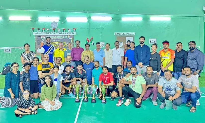 ഇന്റർ യു.എ.ഇ ഷട്ടിൽ ബാഡ്മിന്റൺ ടൂർണമെന്റ് സംഘടിപ്പിച്ചു ഇന്റർ യു.എ.ഇ ഷട്ടിൽ ബാഡ്മിന്റൺ ടൂർണമെന്റ് സംഘടിപ്പിച്ചു