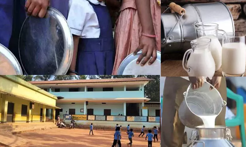 പാലിന്റെ അളവ് കൂട്ടിക്കാണിച്ച് പ്രധാനാധ്യാപകൻ ഒരു ലക്ഷത്തിലധികം രൂപ കൈപ്പറ്റിയെന്ന് റിപ്പോർട്ട്