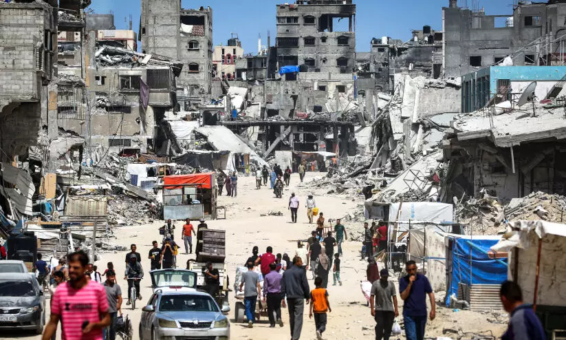 റഫയിൽ രൂക്ഷപോരാട്ടം; കൂട്ടപ്പലായനം ചെയ്തത് 6.30 ലക്ഷം ഫലസ്തീനികൾ റഫയിൽ രൂക്ഷപോരാട്ടം; കൂട്ടപ്പലായനം ചെയ്തത് 6.30 ലക്ഷം ഫലസ്തീനികൾ