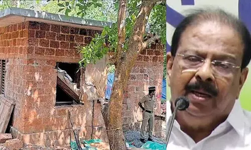 ബോംബ് നിര്‍മാണത്തിനിടയില്‍ കൊല്ലപ്പെട്ടവർക്ക്  സ്മാരകം : സി.പി.എം ഭീകരപ്രവര്‍ത്തനത്തെ താലോലിക്കുന്നുയെന്ന് കെ. സുധാകരൻ