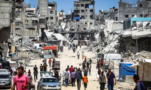 റഫയിൽ രൂക്ഷപോരാട്ടം; കൂ​ട്ട​പ്പ​ലാ​യ​നം ചെയ്തത് 6.30 ല​ക്ഷം ഫ​ല​സ്തീ​നി​ക​ൾ